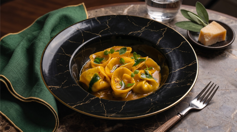 Tortelloni with Brown Butter & Sage